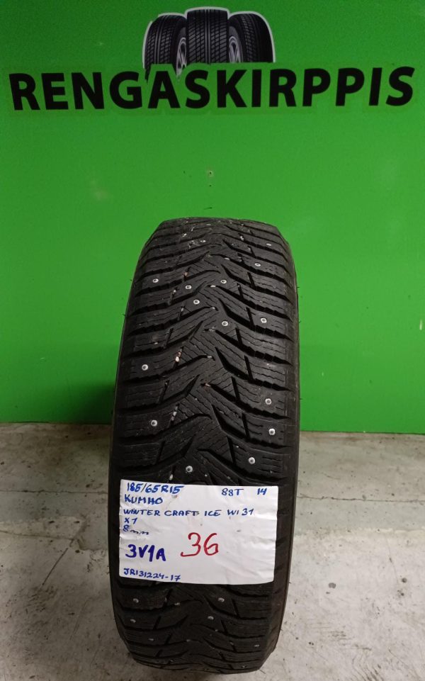 185/65R15 Kumho WinterCraft Ice Wi31 88T nasta 8mm / 3V1A