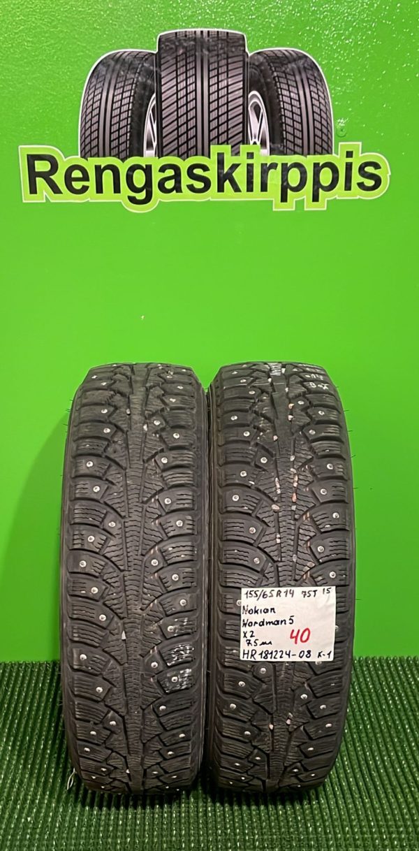 155/65R14 Nokian Nordman 5 75T nasta 7,5mm / K1