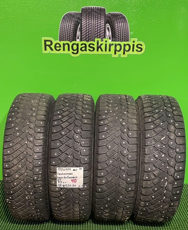 175/65R14 Continental ContiIceContact 86T nasta 7,5mm / K1