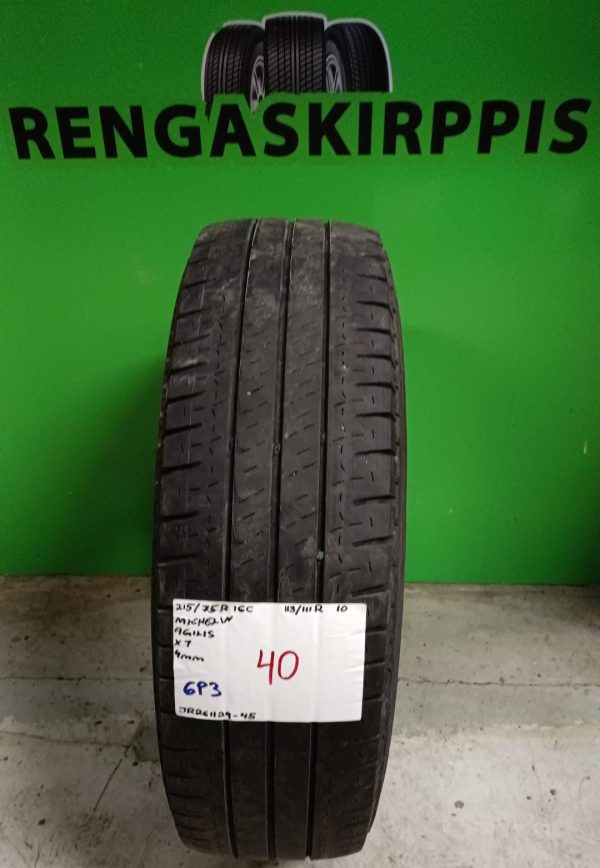 215/75R16C Michelin Agilis 113/111R kesä 4mm / 6P3