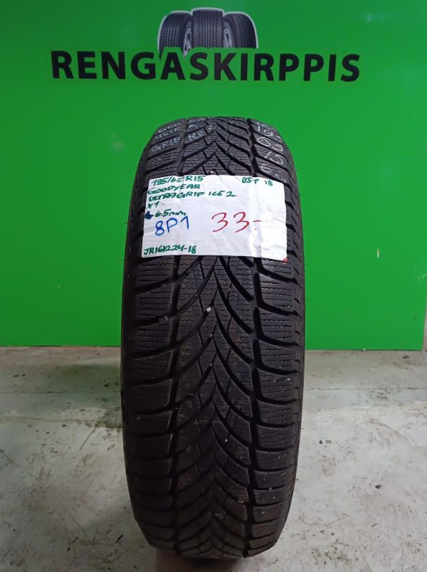 195/65R15 GoodYear UltraGrip Ice 2 95T kitka 6,5mm / 8P1