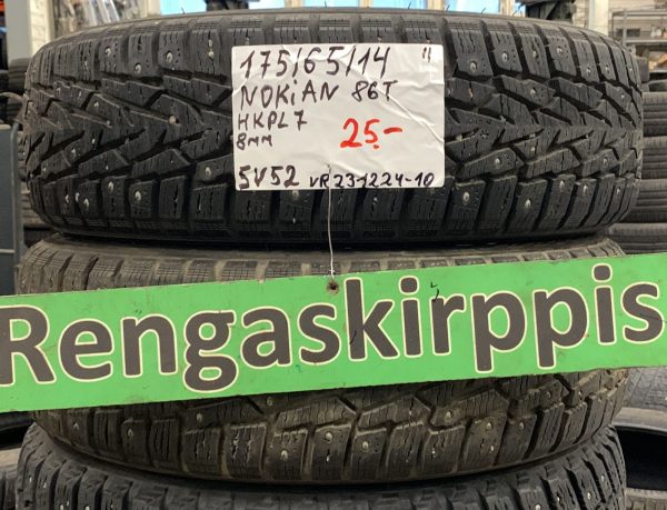 175/65R14 Nokian HKPL 7 86T nasta 8mm / 5V52