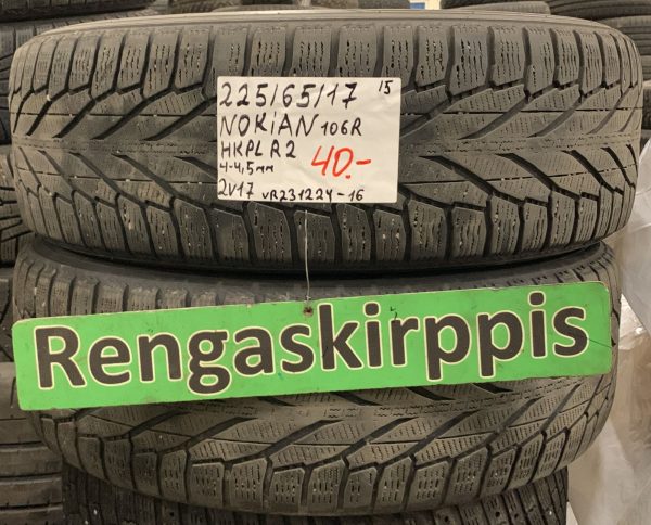 225/65R17 Nokian HKPL R2 106R kitka 4-4,5mm / 2V17