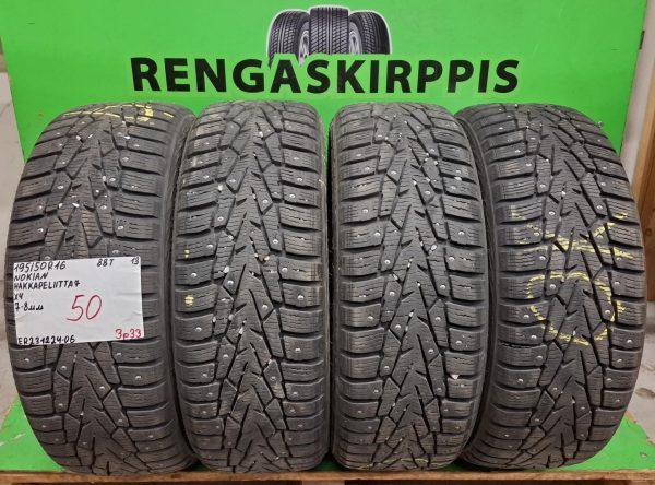 195/50R16 Nokian HKPL 7 88T nasta 7-8mm / 3P33