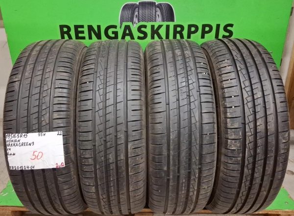 195/65R15 Nokian HakkaGreen 3 95H kesä 6mm / 2V12