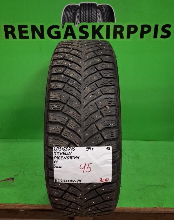 205/55R16 Michelin X-Ice North 4 94T nasta 5mm / 3P10