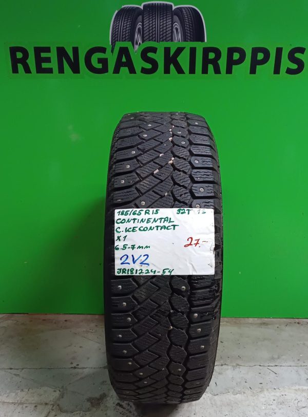 185/65R15 Continental ContiIceContact 92T nasta 6,5-7mm / 2V2