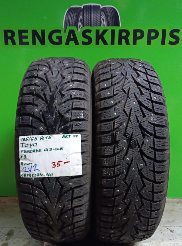 185/65R15 Toyo Observe G3 Ice 88T nasta 8mm / 2V2