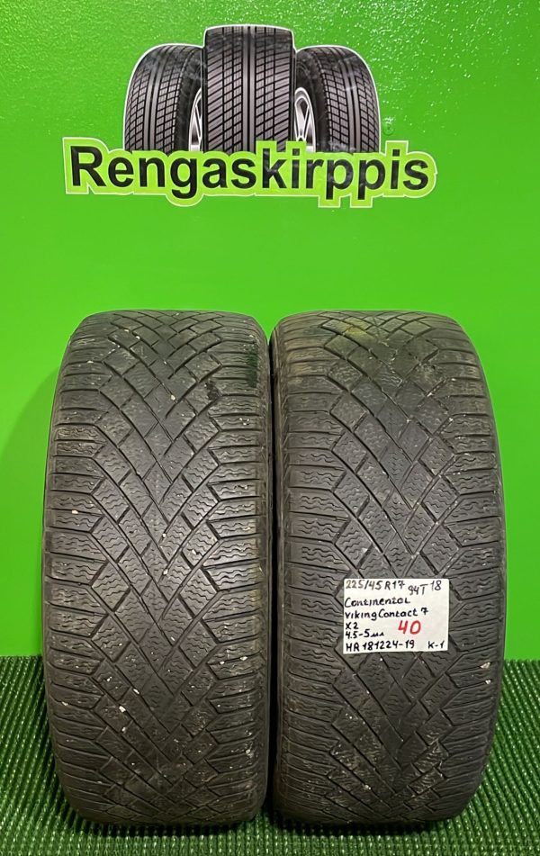 225/45R17 Continental VikingContact 7 94T kitka 4,5-5mm / K1