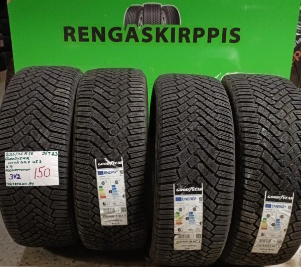 225/45R18 GoodYear UltraGrip Ice 3 95T kitka ajamattomat / 3V2