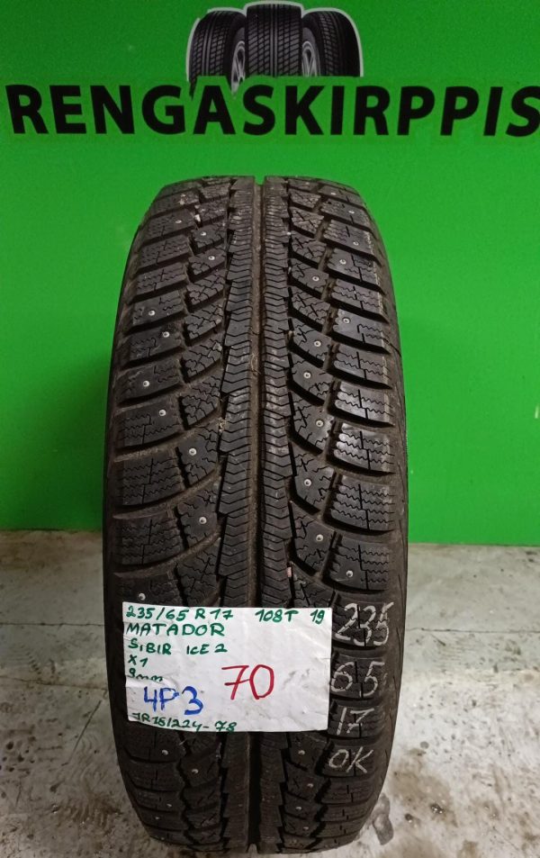 235/65R17 Matador Sibir Ice 2 108T nasta 9mm / 4P3