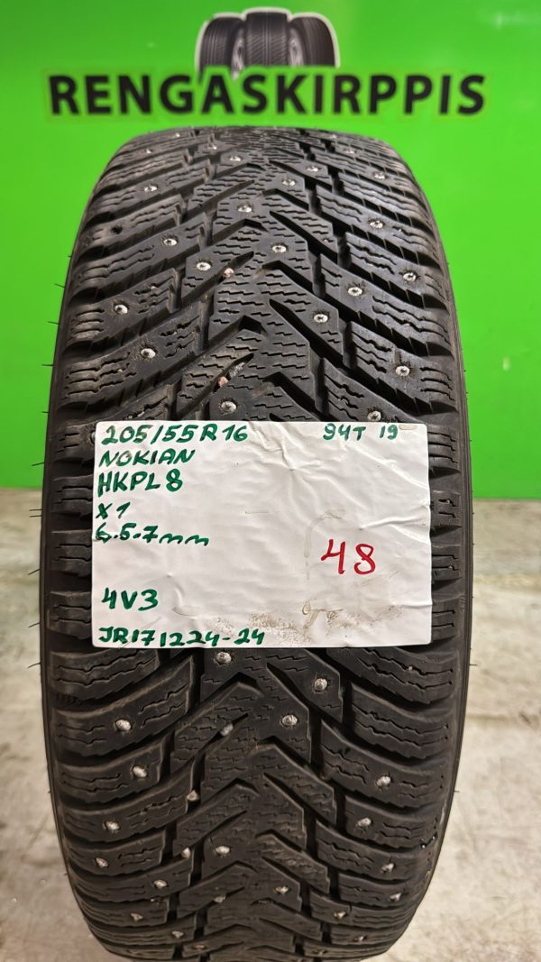 205/55R16 Nokian HKPL 8 94T nasta 6,5-7mm / 4V3