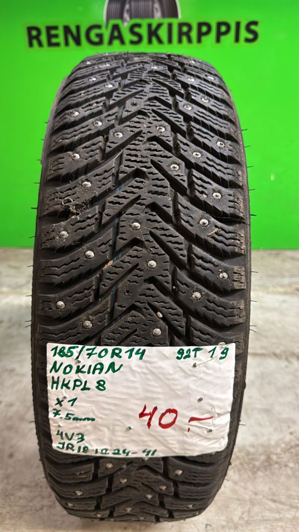 185/70R14 Nokian HKPL 8 92T nasta 7,5mm / 4V3