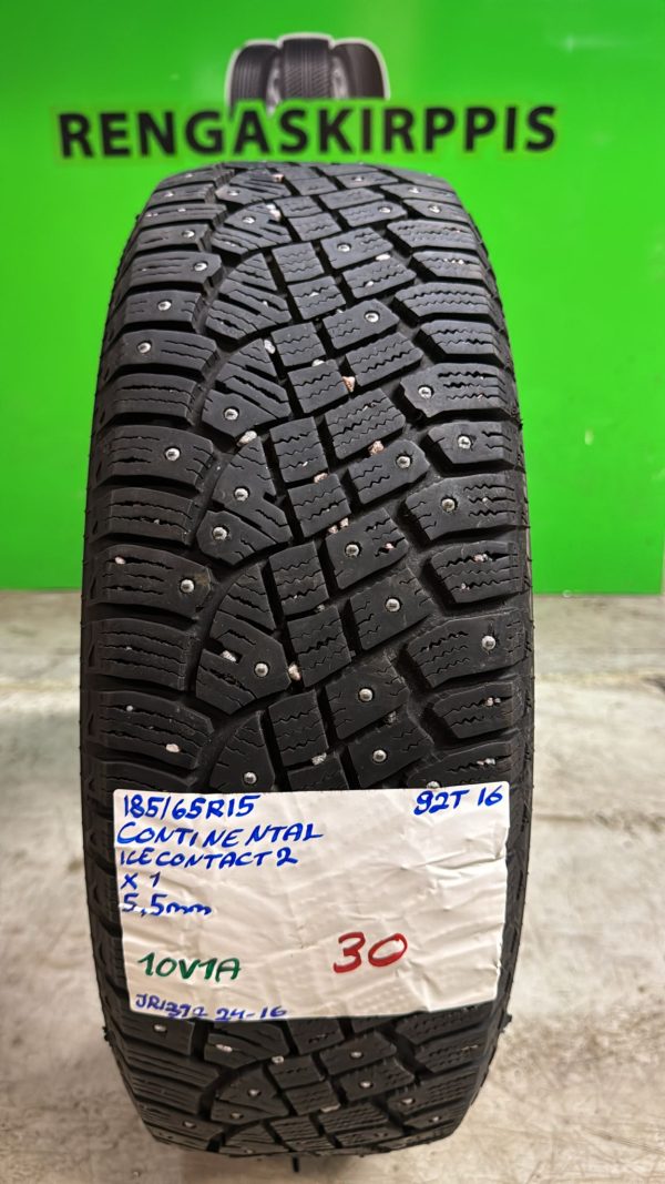 185/65R15 Continental IceContact 2 92T nasta 5,5mm / 10V1A