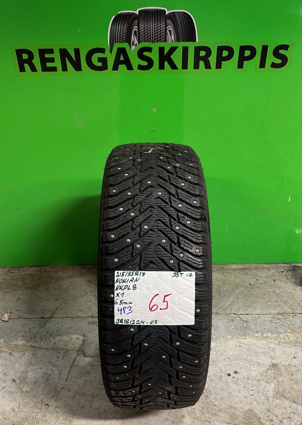 215/55R17 Nokian HKPL 8 98T nasta 6,5mm / 4P3