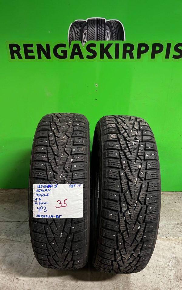 185/60R15 Nokian HKPL 7 88T nasta 8,5mm / 4P3