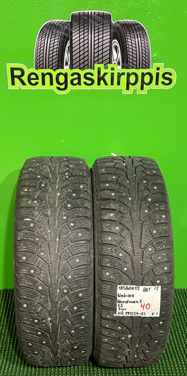 185/60R15 Nokian Nordman 5 88T nasta 7mm / K1