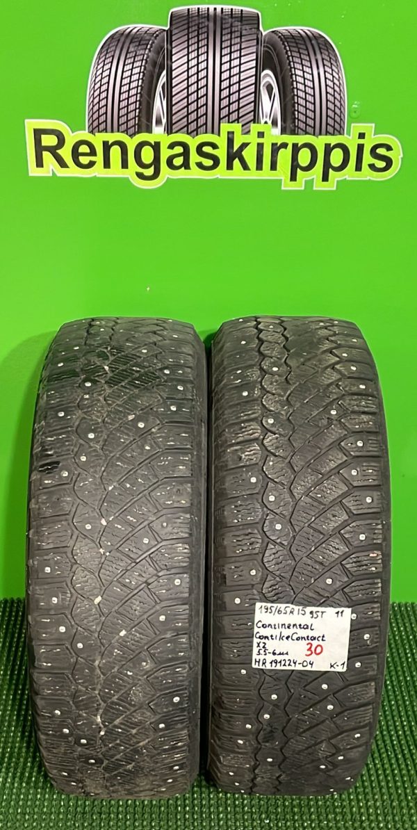 195/65R15 Continental ContiIceContact 95T nasta 5,5-6mm / K1