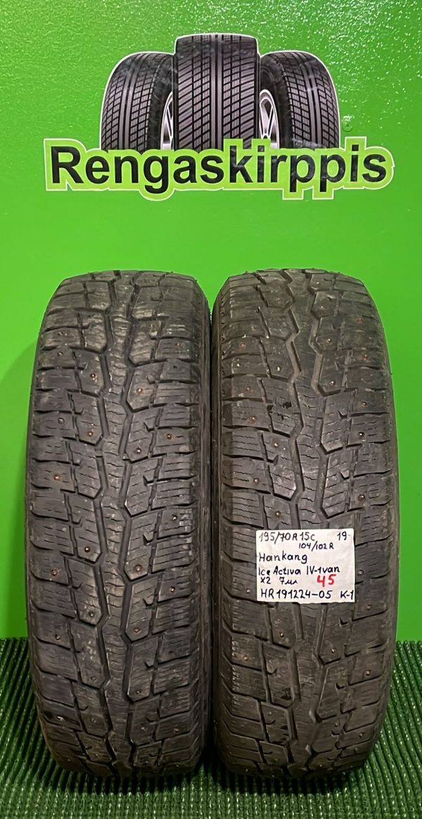 195/70R15C Nankang Ice Activa IV-1Van 104/102R nasta 7mm / K1