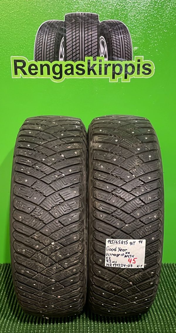 195/65R15 GoodYear UltraGrip Ice Arctic 91T nasta 7,5mm / K1