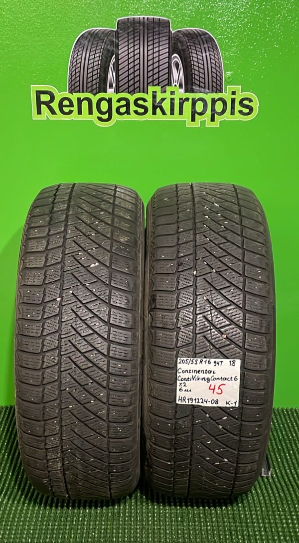 205/55R16 Continental ContiVikingContact 6 94T kitka 6mm / K1