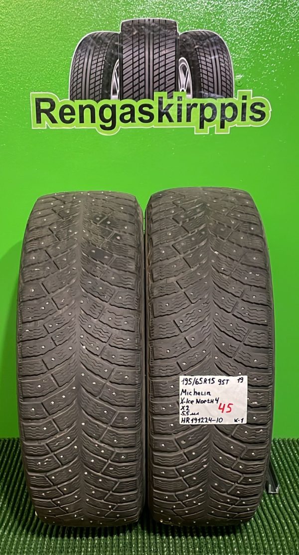 195/65R15 Michelin X-Ice North 4 95T nasta 5,5mm / K1