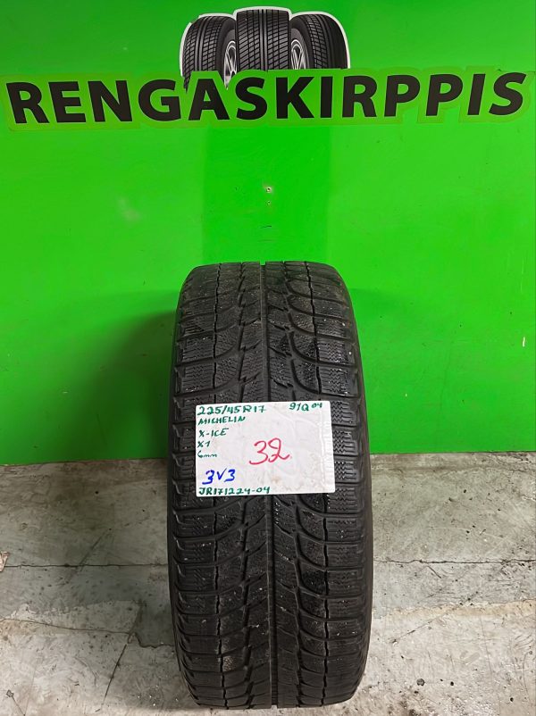 225/45R17 Michelin X-Ice 91Q kitka 6mm / 3V3