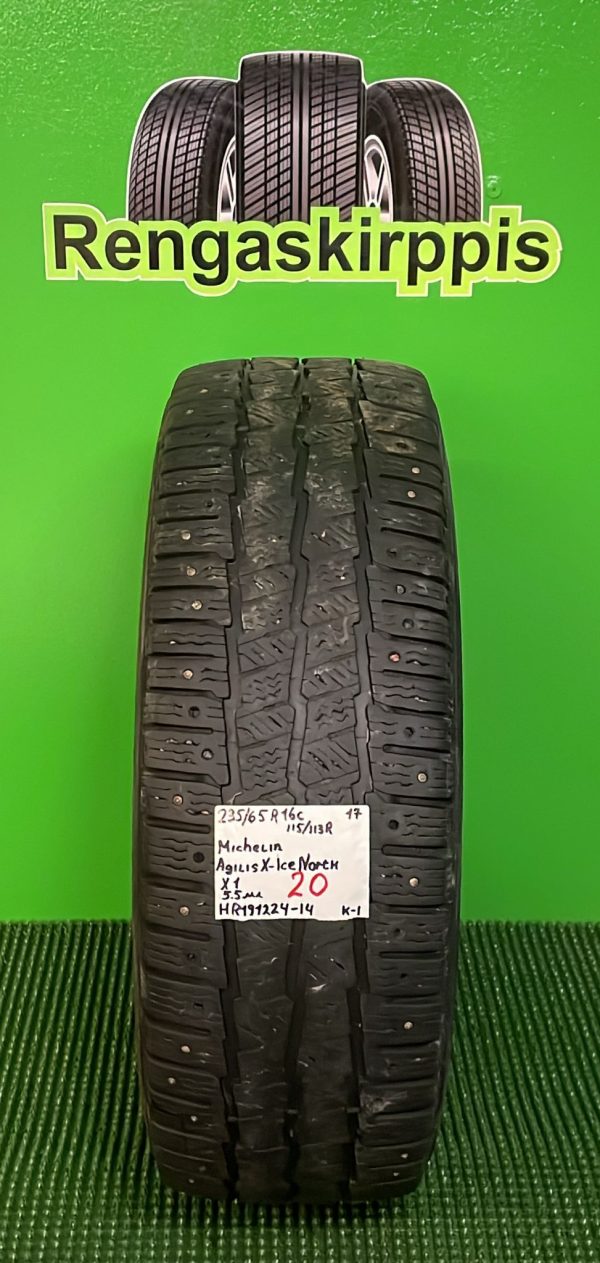 235/65R16C Michelin Agilis X-Ice North 115/113R nasta 5,5mm / K1