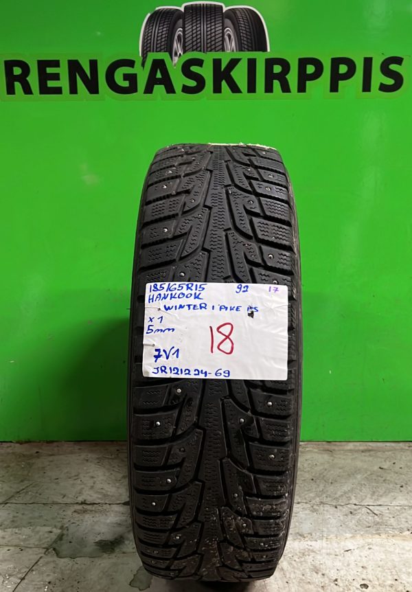 185/65R15 Hankook Winter IPike RS 92 nasta 5mm / 7V1