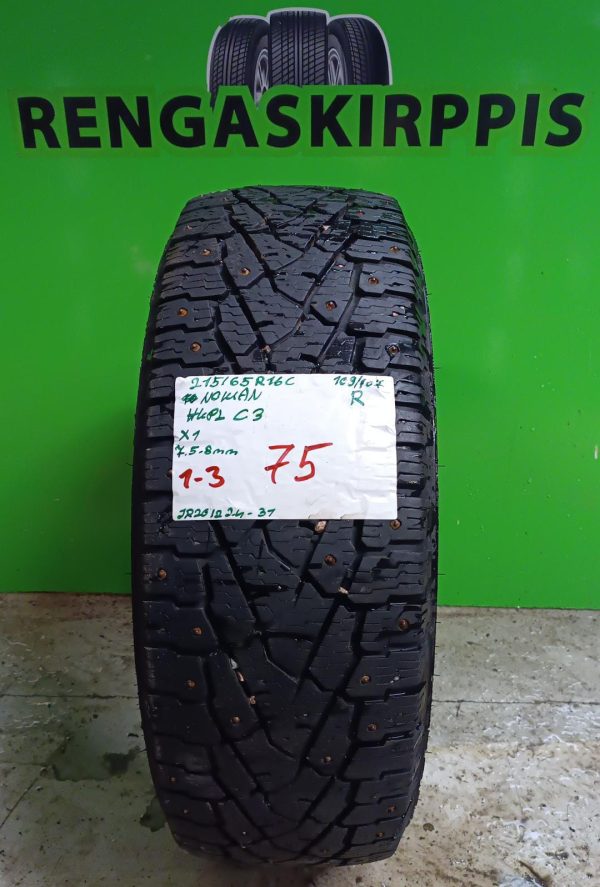 215/65R16C Nokian HKPL C3 109/107R nasta 7,5-8mm / 1-3