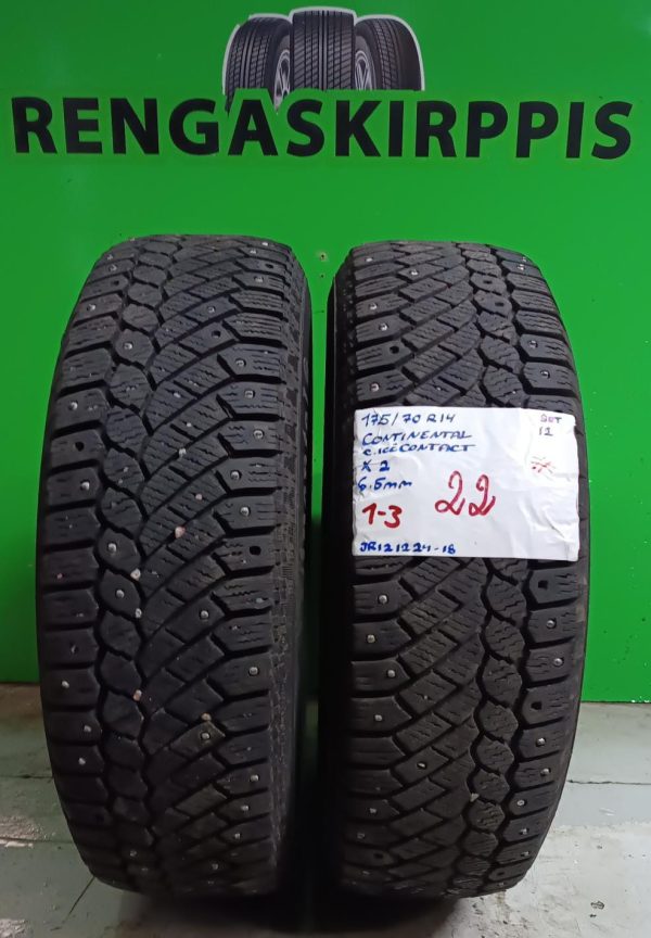 175/70R14 Continental ContiIceContact 98T nasta 6,5mm / 1-3