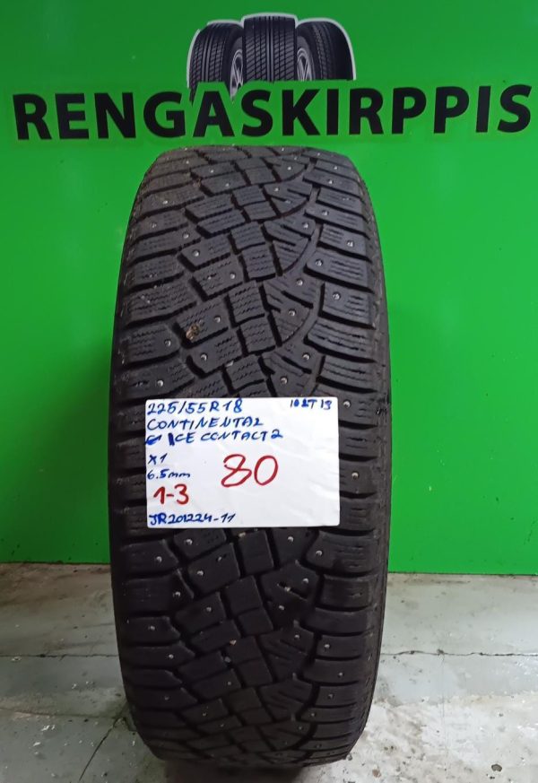 225/55R18 Continental IceContact 2 102T nasta 6,5mm / 1-3