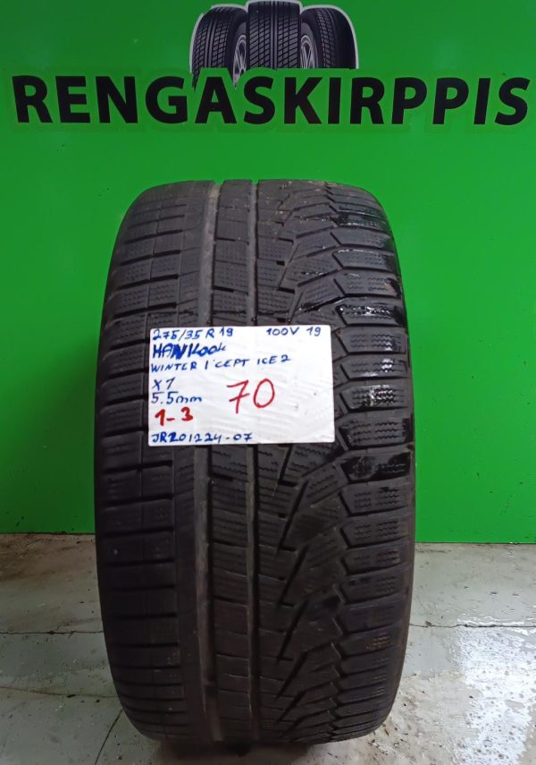 275/35R19 Hankook Winter ICept Ice 2 100V kitka 5,5mm / 1-3