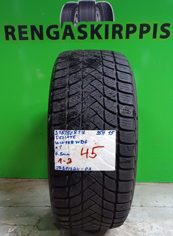 215/50R17 Delinte WInter WD6 95H kitka 6,5mm / 1-3