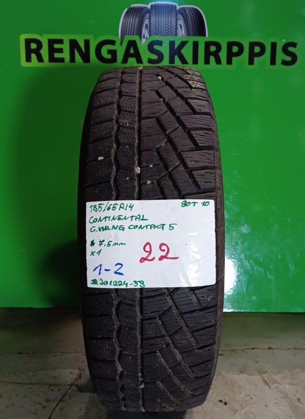 185/65R14 Continental ContiVikingContact 5 90T kitka 7,5mm / 1-2