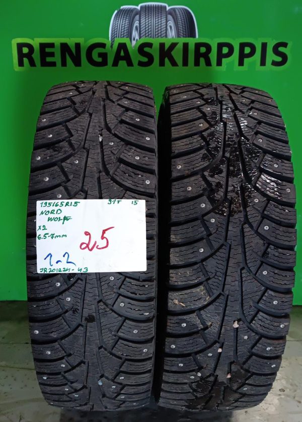 195/65R15 Wolf Nord 91T nasta 6,5-7mm / 1-2