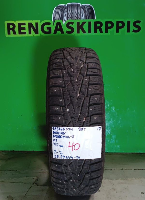 185/65R14 Nokian Nordman 7 90T nasta 7,5mm / 1-2