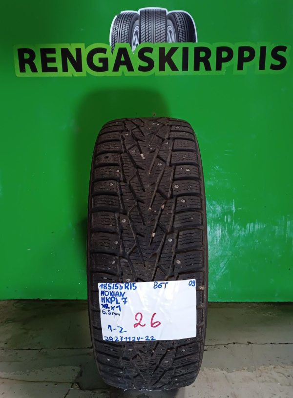 185/55R15 Nokian HKPL 7 86T nasta 6,5mm / 1-2