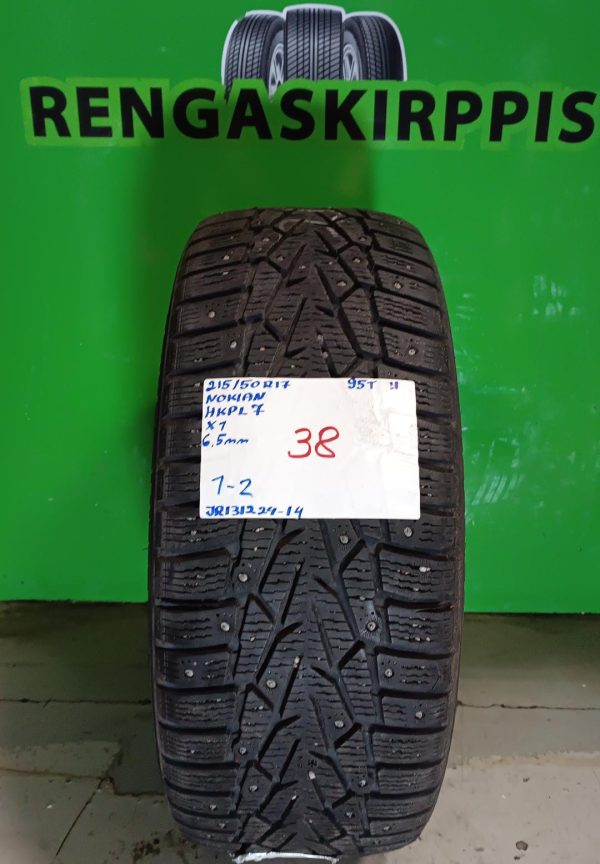 215/50R17 Nokian HKPL 7 95T nasta 6,5mm / 1-2