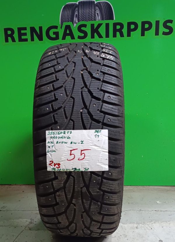 225/50R17 Nankang NK Snow SW7 98T nasta 8mm / 2V3