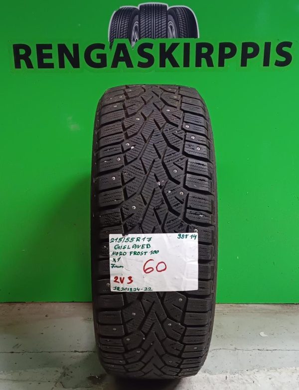 215/55R17 Gislaved Nord Frost 100 98T nasta 7mm / 2V3