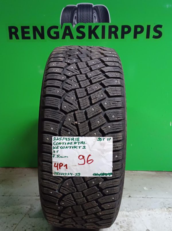 225/45R18 Continental IceContact 2 95T nasta 7,5mm / 4P1