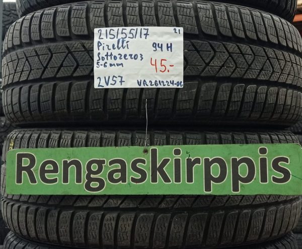 215/55R17 Pirelli Sotto Zero 3 94H kitka 5-6mm / 2V57