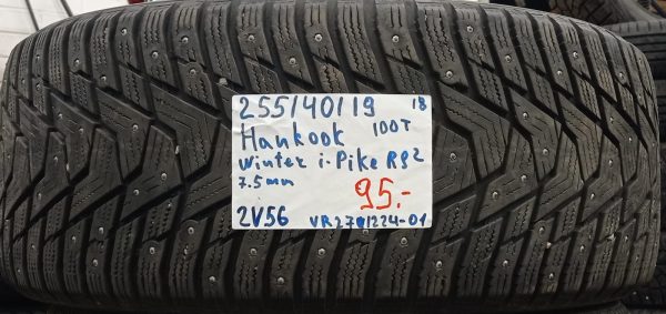 255/40R19 Hankook Winter IPike RS2 100T nasta 7,5mm / 2V56