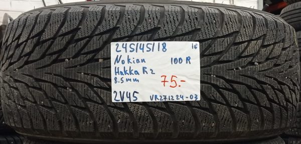 245/45R18 Nokian Hakka R2 100R kitka 8,5mm / 2V45