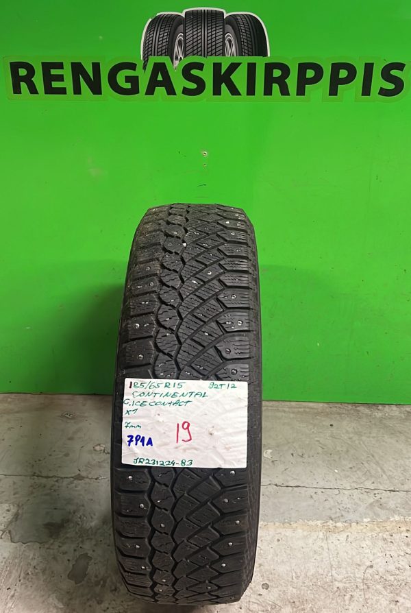 185/65R15 Continental ContiIceContact 92T nasta 7mm / 7P1A