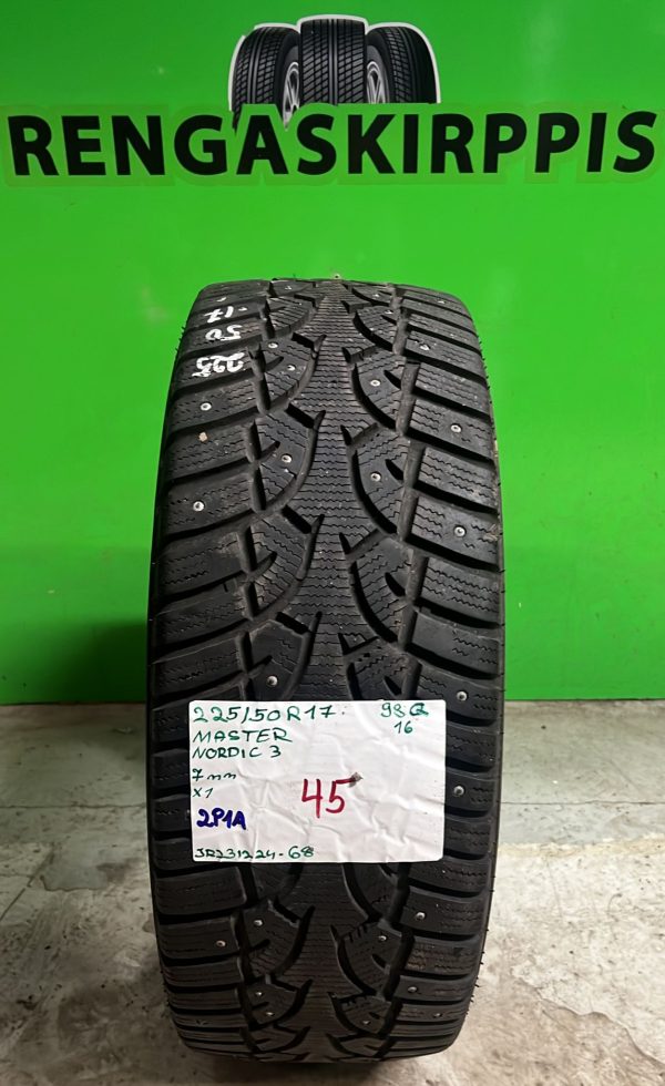 225/50R17 Master Nordic 3 98Q nasta 7mm / 2P1A