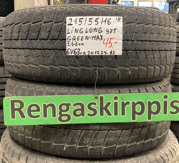 215/55R16 LingLong GreenMax 97T kitka 5,5-6mm / 6V63