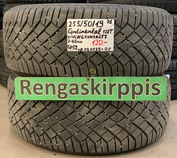 255/50R19 Continental VikingContact 7 107T kitka 7-7,5mm / 5P52