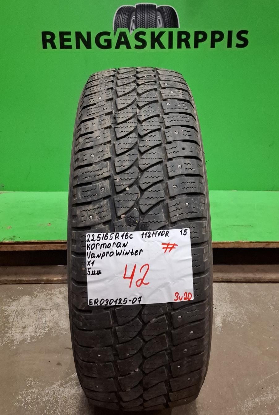 225/65R16C Kormoran VanPro Winter 112/110R nasta 5mm # / 3V20